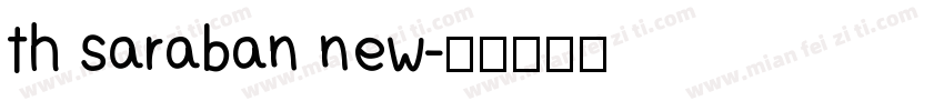 th saraban new字体转换